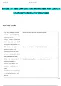  BSN 366 EXIT HESI  EXAM QUESTIONS AND ANSWERS WITH COMPLETE SOLUTIONS VERIFIED LATEST UPDATE 2025