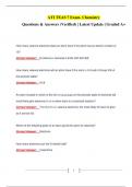 ATI TEAS 7 Exam&period; Chemistry Questions & Answers &lpar;Verified&rpar; &vert; Latest Update &vert; Graded A&plus;