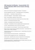 GW Associate Certification - InsuranceSuite 10&period;0 Analyst Questions With Correct Answers Already Passed&excl;&excl;
