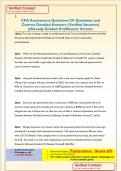 CFA Assessment Questions CF Questions and  Correct Detailed Answers &lpar;Verified Answers&rpar;  &vert;&vert;Already Graded A&plus;&vert;&vert;Newest Version