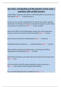 gms 6552&colon; cell signaling and therapeutics review exam 1 questions with verified answers