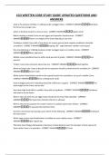 CCO WRITTEN CORE STUDY GUIDE UPDATED QUESTIONS AND ANSWERS