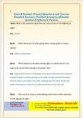 Class B Exempt &lpar;Texas&rpar; Questions and Correct  Detailed Answers &lpar;Verified Answers&rpar; &vert;&vert;Already  Graded A&plus;&vert;&vert;Newest Version
