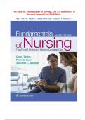 Test Bank for Fundamentals of Nursing&colon; The Art and Science of Person-Centered Care&comma; 9th Edition by Carol R&period; Taylor&comma; Pamela B&period; Lynn&comma; and Jennifer L&period; Bartlett
