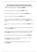 TEPC 5000 EXAM 1 UPDATED QUESTIONS AND ANSWERS
