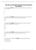 TEPC 5000 AN OVERVIEW OF TEACHING UPDATED QUESTIONS AND ANSWERS