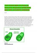 TOP 23&sol;24&sol;25 MSN 570 Patho&semi;GI&comma;  Endocrine&comma; Respiratory EXAM WITH  Q&A 100&percnt; ACCURATE ANSWERS 