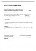 ANCC study guide&colon; theory Questions With Correct Detailed Answers Guaranteed Pass&period;