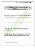ACC330 Exam 3 Questions And Answers &vert;Latest 2025 &vert; Guaranteed Pass&period;