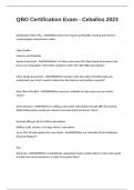 QBO Certification Exam - Ceballos 2023