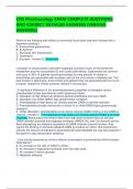 CNS Pharmacology EXAM COMPLETE QUESTIONS AND CORRECT DETAILED ANSWERS &lpar;VERIFIED ANSWERS&rpar;   