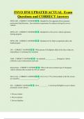 FSVO IFSI UPDATED ACTUAL  Exam  Questions and CORRECT Answers 