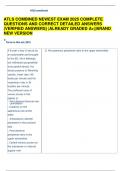 ATLS COMBINED NEWEST EXAM 2025 COMPLETE  QUESTIONS AND CORRECT DETAILED ANSWERS  &lpar;VERIFIED ANSWERS&rpar; &vert;ALREADY GRADED A&plus;&vert;&vert;BRAND  NEW VERSION   