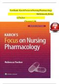 TEST BANK FOR Karch&rsquo;s Focus on Nursing Pharmacology Ninth&comma; North American Edition   by Rebecca Tucker       ISBN&colon;978-1975180409    LATEST UPDATE&excl;&excl;&excl;&excl;&excl;&excl;        100&percnt; VERIFIED&excl;&excl;&excl;&excl;&excl;&excl;&excl;     YOUR ULTIMATE GUIDE&excl;&excl;&excl;&excl;&excl;&excl;