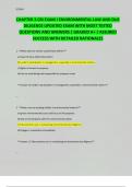 CHAPTER 3 CRI EXAM I ENVIRONMENTAL LAW AND DUE DILIGENCE UPDATED EXAM WITH MOST TESTED QUESTIONS AND ANSWERS &vert; GRADED A&plus; &vert; ASSURED SUCCESS WITH DETAILED RATIONALES