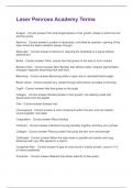 Laser Penrose Academy Terms Actual Questions and Answers&vert;2025 Update&vert;100&percnt; Correct