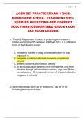 ACSM GEI PRACTICE EXAM 1 2025&vert;  BRAND NEW ACTUAL EXAM WITH 100&percnt;  VERIFIED QUESTIONS AND CORRECT  SOLUTIONS&vert; GUARANTEED VALUE PACK&vert;  ACE YOUR GRADES&period; 
