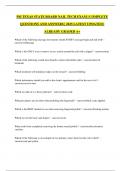 PSI TEXAS STATE BOARD NAIL TECH EXAM &vert; COMPLETE QUESTIONS AND ANSWERS &vert; 2025 LATEST UPDATED &vert; ALREADY GRADED A&plus;