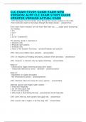 CLC Exam Study Guide Exam New Version&sol; ALPP CLC Exam Study Guide Updated Version Actual Exam