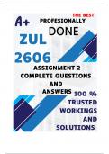 ZUL2606 Assignment 2 &lpar;100&percnt; COMPLETE ANSWERS&rpar; Semester 1 2025 &lpar;Asayimenti yesibili ISIMESTA YOKU-1&rpar;