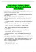 Medical Gas Exams
