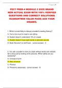 PECT PREK-4 MODULE 2 2025&vert; BRAND  NEW ACTUAL EXAM WITH 100&percnt; VERIFIED  QUESTIONS AND CORRECT SOLUTIONS&vert;  GUARANTEED VALUE PACK&vert; ACE YOUR  GRADES&period; 