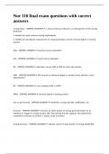 Nur 110 final exam questions with correct answers&period;