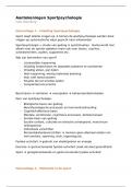 Aantekeningen sportpsychologie