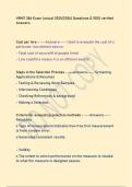 HRMT 386 Exam &lpar;actual 2025&sol;2026&rpar; Questions & 100&percnt; verified Answers