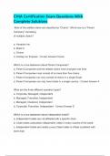 CHIA Certification Exam Questions With Complete Solutions 