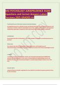 MO PSYCHOLOGY JURISPRUDENCE EXAM Questions and Correct Answers Latest Versions 2025
