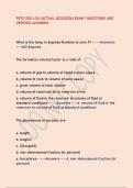 PETE 2031 LSU &lpar;ACTUAL 2025&sol;2026&rpar; EXAM 1 QUESTIONS AND  VERIFIED ANSWERS
