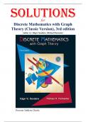 Solutions for Discrete Mathematics with Graph Theory &lpar;Classic Version&rpar;&comma; 3rd edition by Goodaire&comma; Parmenter