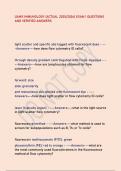 UAMS IMMUNOLOGY &lpar;ACTUAL 2025&sol;2026&rpar; EXAM 1 QUESTIONS  AND VERIFIED ANSWERS