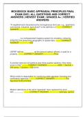 MCKISSOCK BASIC APPRAISAL PRINCIPLES FINAL EXAM 2025 &vert; ALL QUESTIONS AND CORRECT ANSWERS &vert; NEWEST EXAM &vert; GRADED A&plus; &vert; VERIFIED ANSWERS