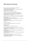 TEEX Hazmat Technician exam with 100&percnt; correct answers 2025