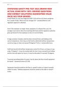 STATEFOOD SAFETY PRE-TEST 2025&vert; BRAND NEW ACTUAL EXAM WITH 100&percnt; VERIFIED QUESTIONS AND CORRECT SOLUTIONS&vert; GUARANTEED VALUE PACK&vert; ACE YOUR GRADES&period;