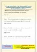 EWRB Theory Exam Prep Questions and Correct  Detailed Answers &lpar;Verified Answers&rpar; &vert;&vert;Already  Graded A&plus;&vert;&vert;Newest Version