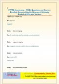 EWRB theory prep - MCBs Questions and Correct  Detailed Answers &lpar;Verified Answers&rpar; &vert;&vert;Already  Graded A&plus;&vert;&vert;Newest Version