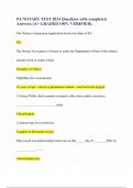 PA NOTARY TEST 2024 Questions with completed Answers &lpar;A&plus; GRADED 100&percnt; VERIFIED&rpar;&period;