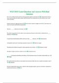 WGU D152 Latest Questions And Answers With Real Solutions