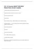 CH&period; 13 Human MNGT REVIEW PRACTICE STUDY GUIDE&period;