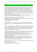 WGST 200 Exam 1 with Complete Solutions