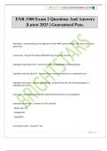 ENR 3300 Exam 2 Questions And Answers &vert;Latest 2025 &vert; Guaranteed Pass&period;