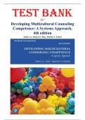 Test Bank For Developing Multicultural Counseling Competence A Systems Approach&comma; 4th Edition by Hays&comma; Erford