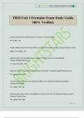 FRM Unit 1 Formulas Exam Study Guide 100&percnt; Verified&period;