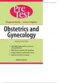 Obstetrics and Gynecology Pre Test Self-Assessment and Review Tenth Edition