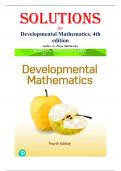 Solutions for Developmental Mathematics&comma; 4th edition by Martin-Gay