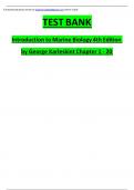 Introduction to Marine Biology 4th Edition  by George Karleskint Chapter 1 - 20 
