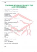 CPJE EXAM STUDY GUIDE QUESTIONS AND ANSWERS 2025